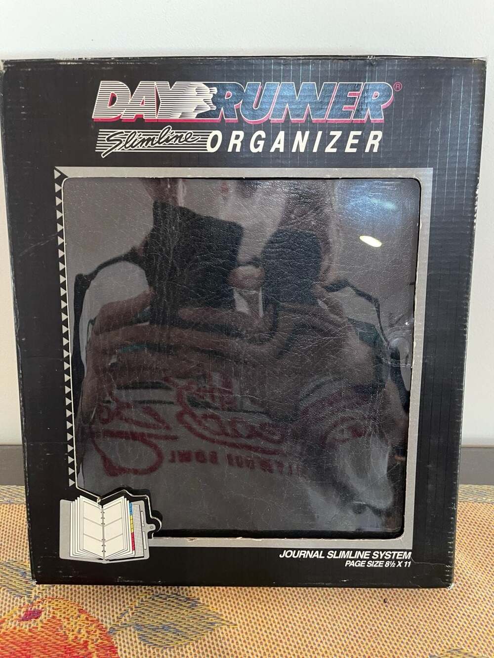 Vintage 1991 Day Runner Journal Slimline System Organizer 8.5 x 11 Binder